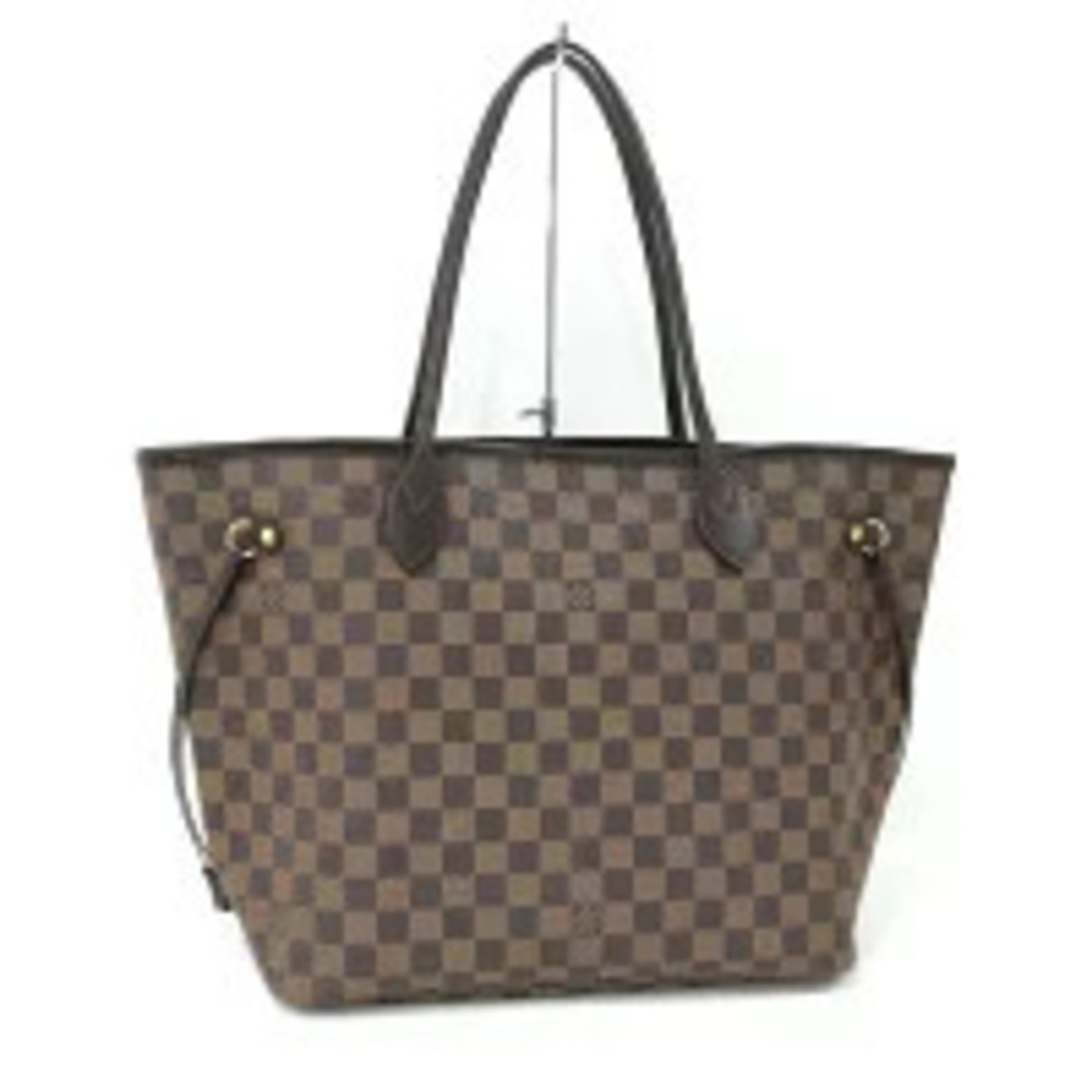 LOUIS VUITTON Neverfull Tote Bag Damier Ebene Brown